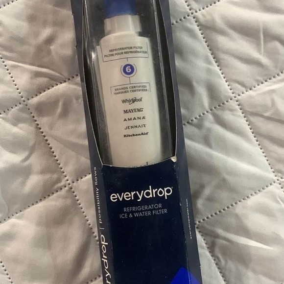 EveryDrop Refrigerator Ice & Water Filter # 6 EDR6D1 Whirlpool Amana KitchenAid - Picture 1 of 10